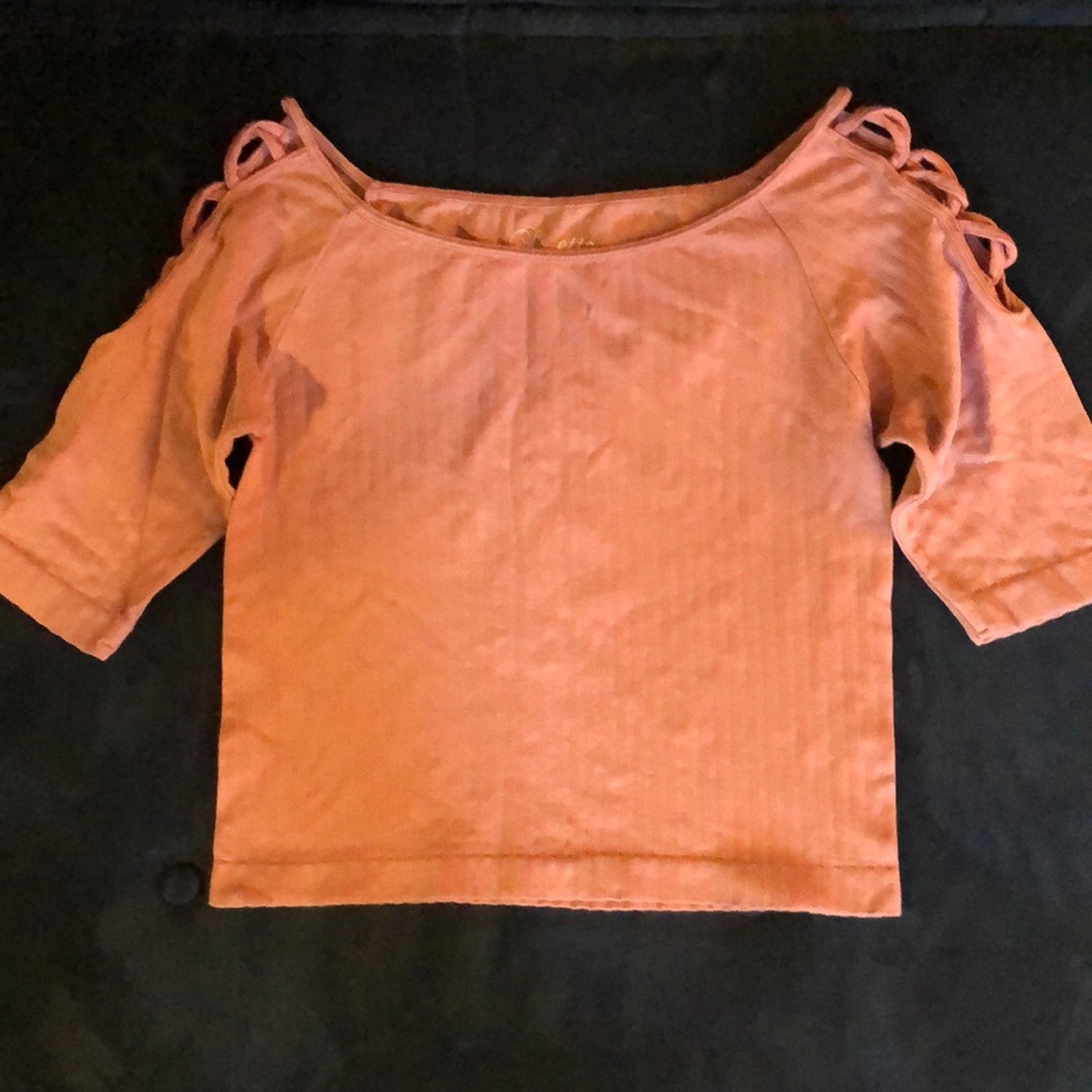Pink crop top